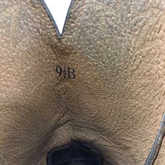 Ariat Boots Womens 9.5B Heritage Brown Leather Pull On Cowboy Western - Picture 8 of 10